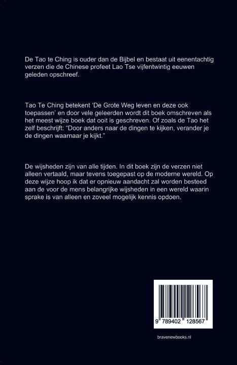Achterkant van Lao Tse