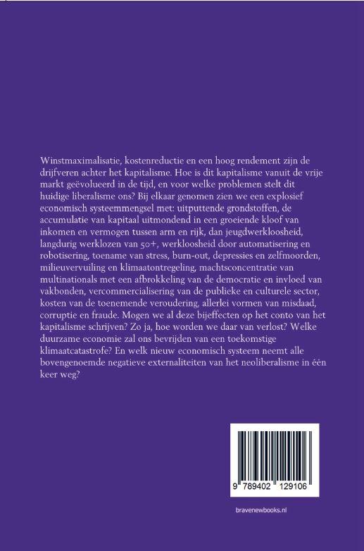 Achterkant van Van kapitalisme naar een duurzame economie