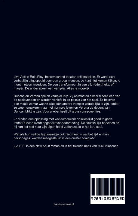 Achterkant van L.A.R.P.