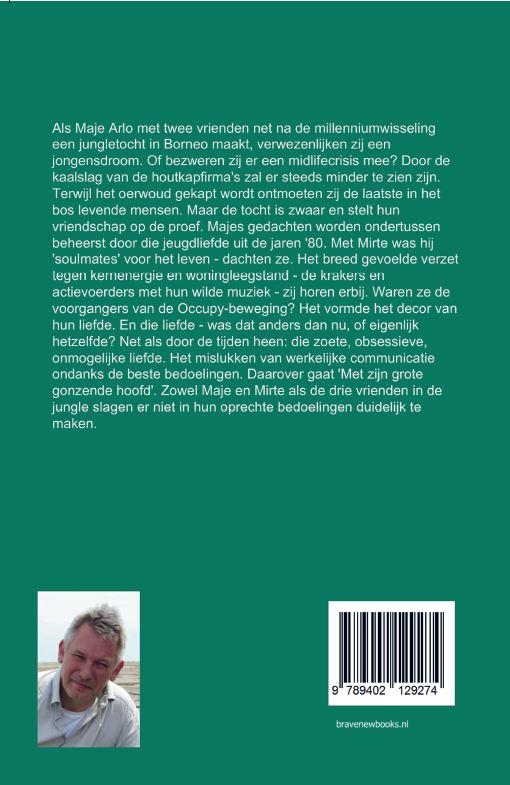 Achterkant van Met zijn grote gonzende hoofd