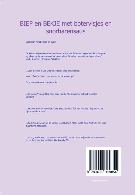 Achterkant van Biep en Bekje met botervisjes en snorharensaus
