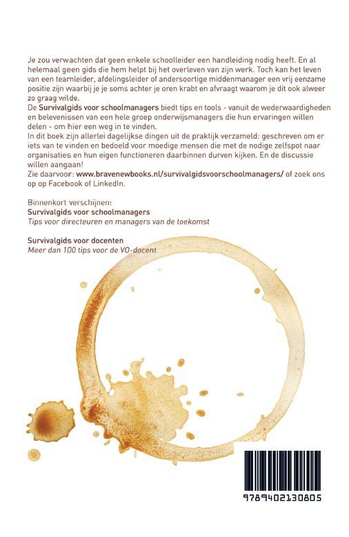 Achterkant van Survivalgids voor schoolmanagers
