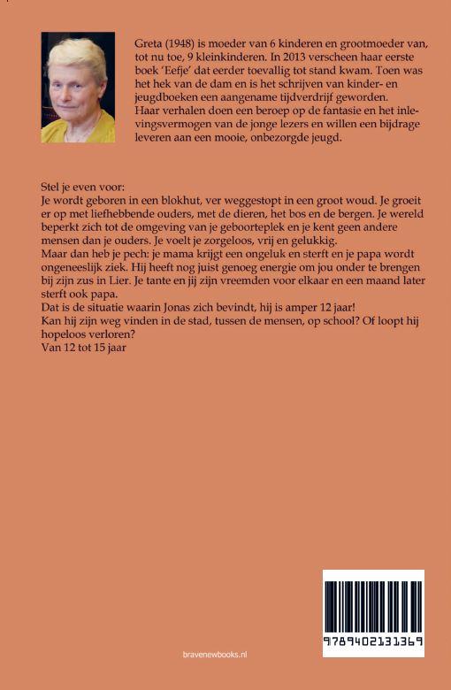 Achterkant van Geboren in Asase