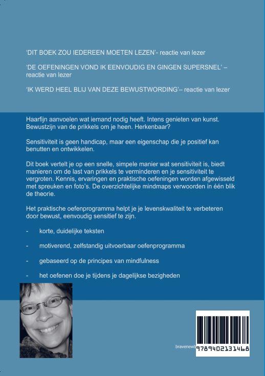 Achterkant van Bewust eenvoudig sensitief