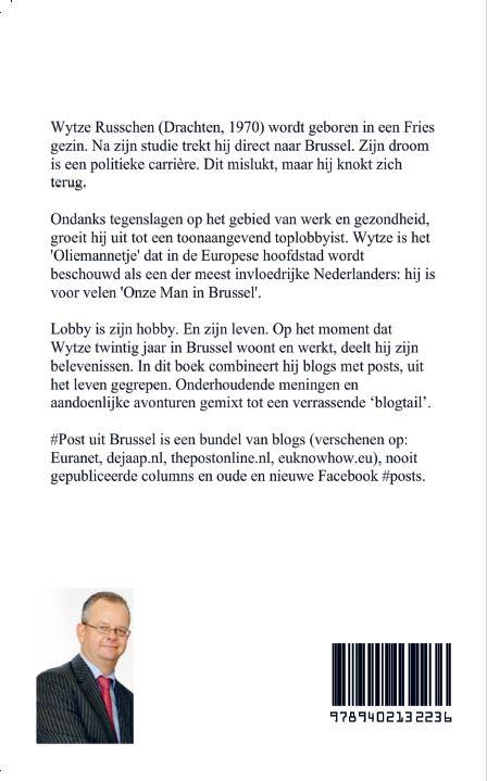 Achterkant van #Post uit Brussel