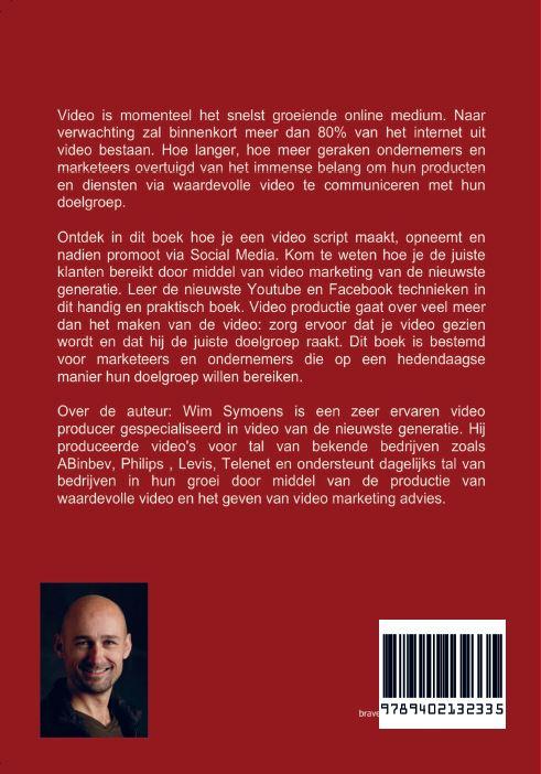 Achterkant van Bedrijfsfilms zijn uit, video marketing is in
