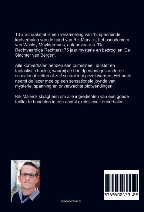 Achterkant van 13 x Schaakmat