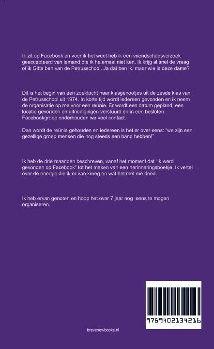 Achterkant van Als het fietsenhok kon praten...