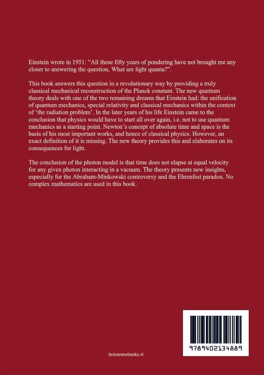Achterkant van Nature and constitution of light quanta
