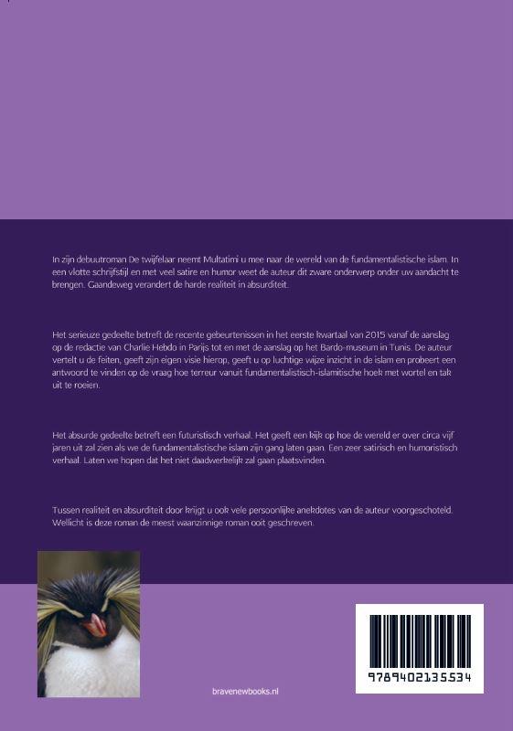 Achterkant van De twijfelaar