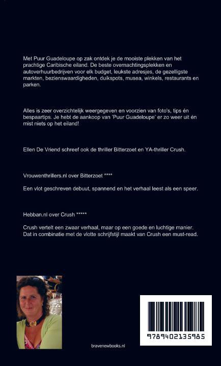 Achterkant van Puur Guadeloupe