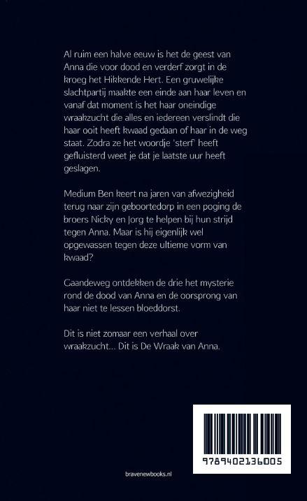 Achterkant van De wraak van Anna