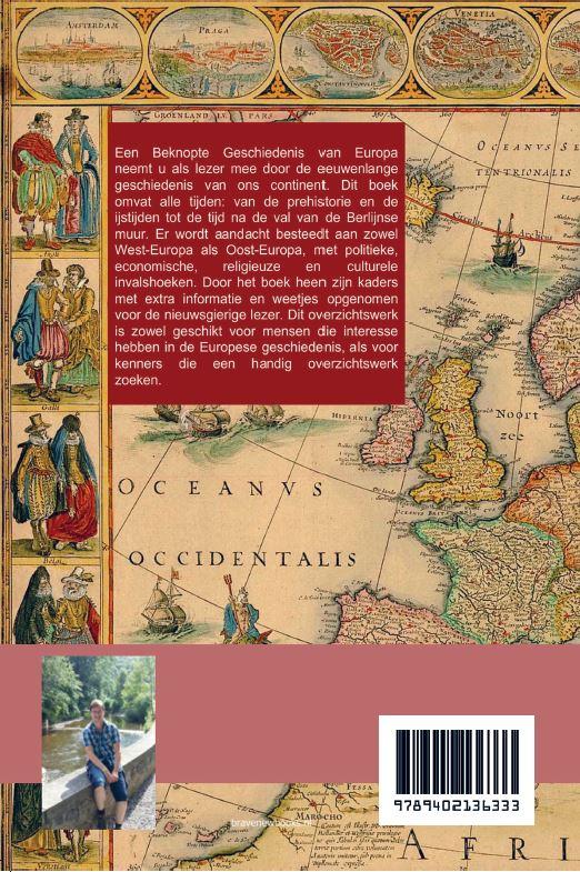 Achterkant van Een beknopte geschiedenis van Europa