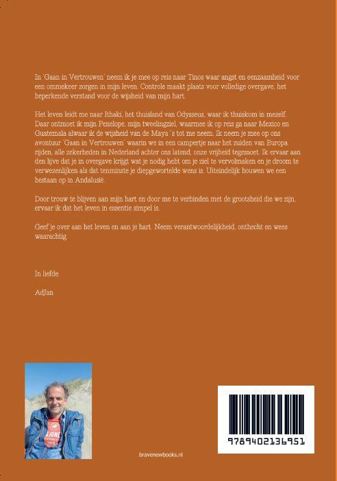 Achterkant van Gaan in vertrouwen