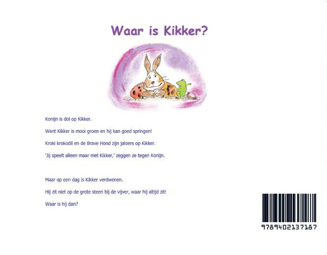 Achterkant van Waar is kikker?