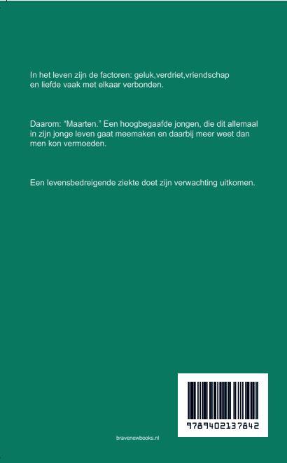 Achterkant van Maarten