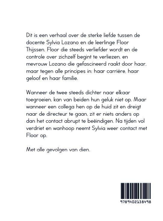 Achterkant van De liefde waarover niemand mocht weten
