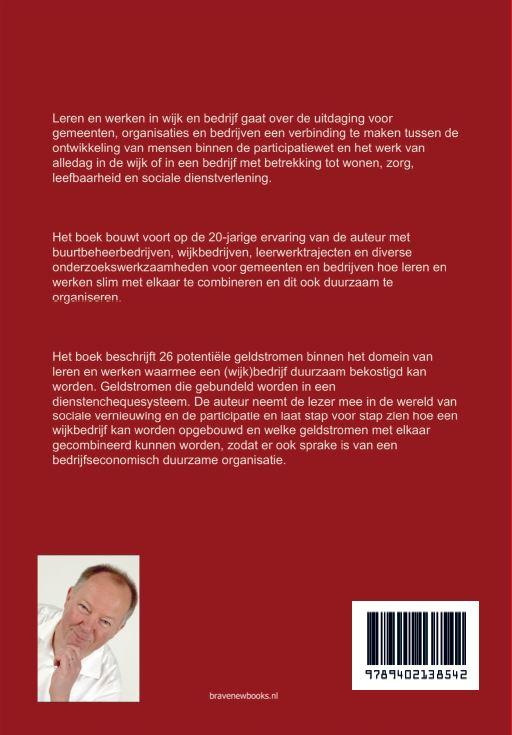 Achterkant van Leren en werken in wijk en bedrijf