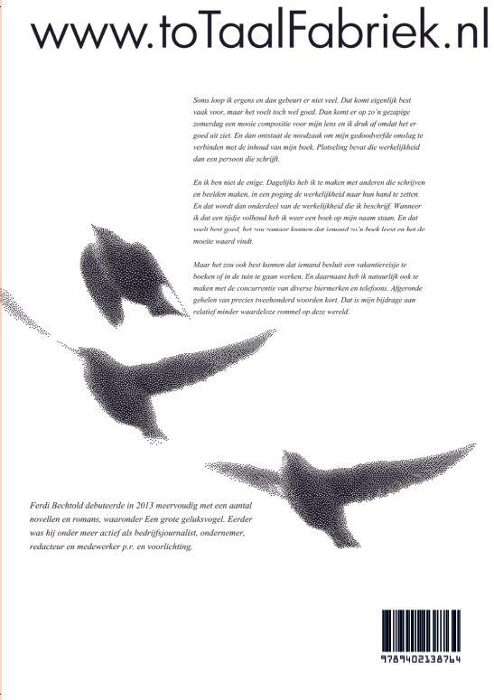 Achterkant van Vrije vogels