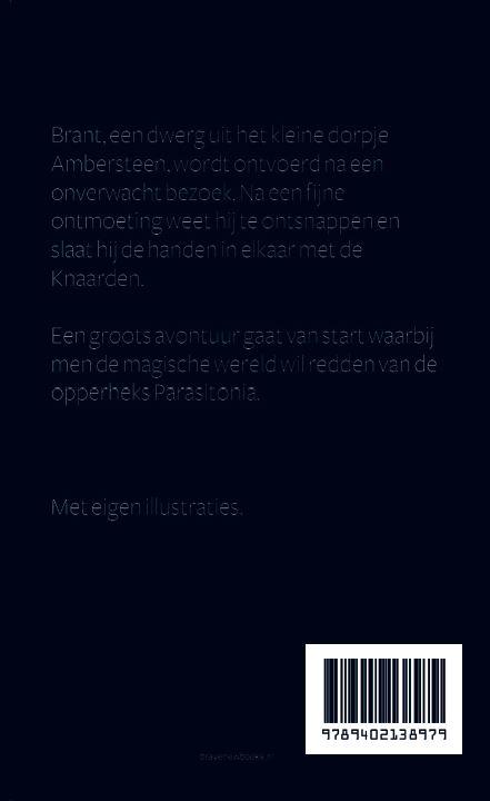 Achterkant van Brant & het grote heksen hoofdkwartier