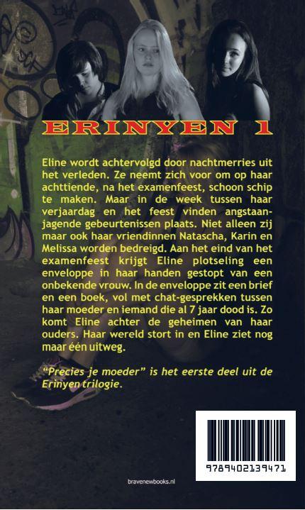 Achterkant van Precies je moeder