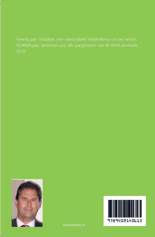 Achterkant van Vokma jaarboek