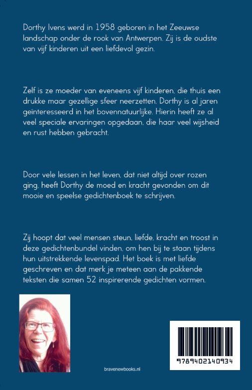 Achterkant van Blauw geluk