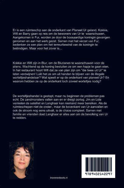 Achterkant van De Trilogie van Ur