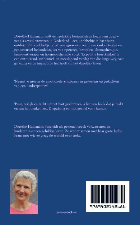 Achterkant van Expeditie borstkanker