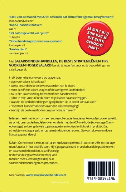 Achterkant van Salarisonderhandelen