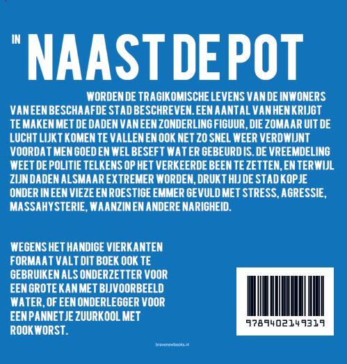 Achterkant van Naast de pot