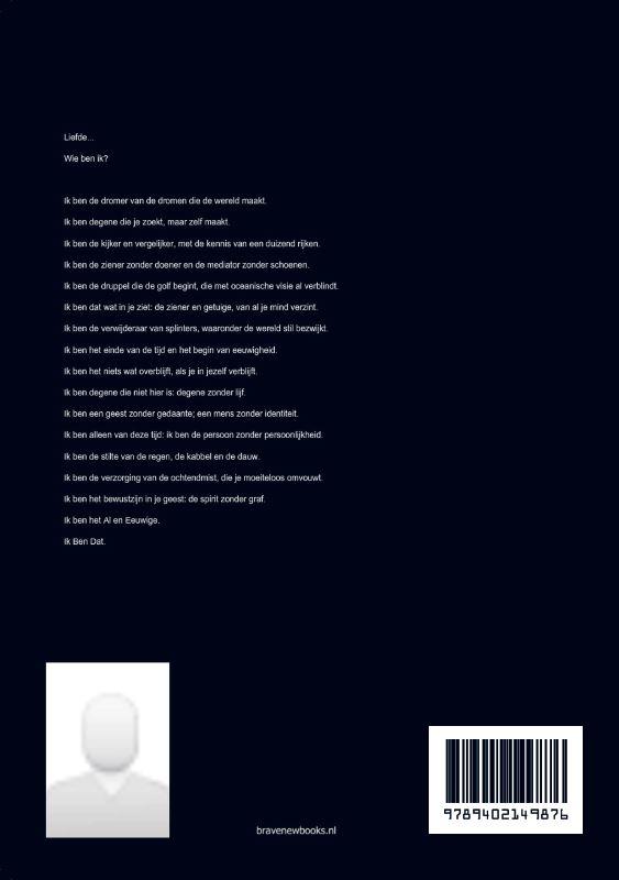 Achterkant van Vol. 1 Thesis-non filosoforum