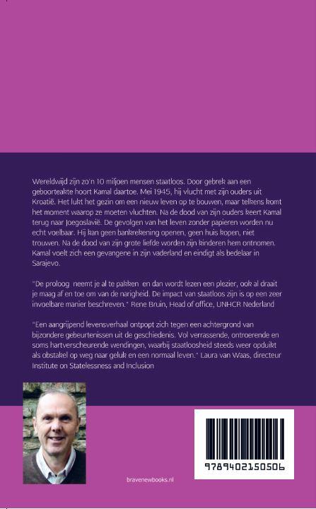 Achterkant van Staatloos