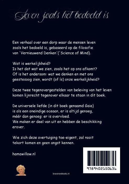 Achterkant van Leven zoals het bedoeld is