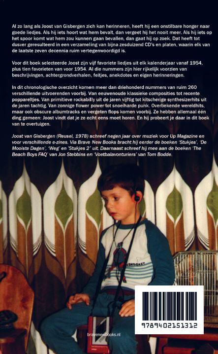 Achterkant van Liedjesboek 1954-2015