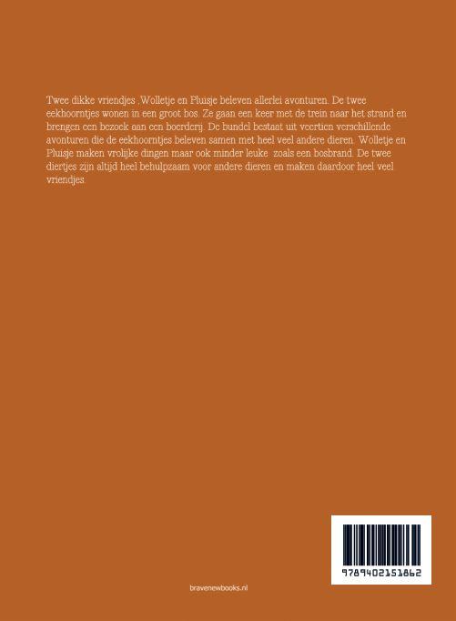 Achterkant van De avonturen van Wolletje en Pluisje