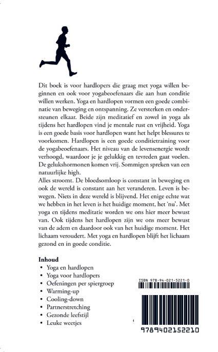 Achterkant van Yoga en hardlopen