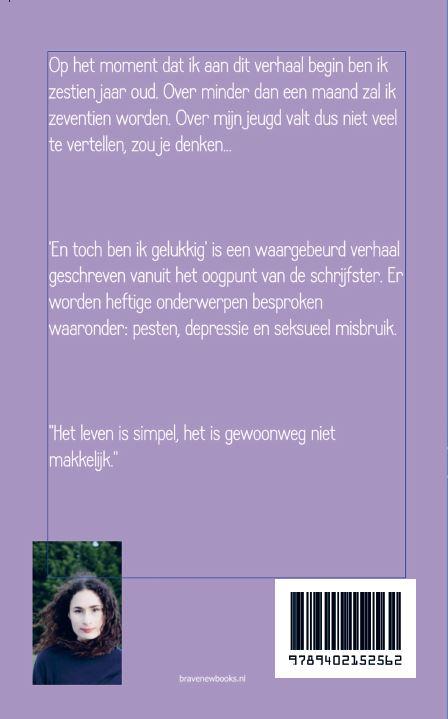 Achterkant van En toch ben ik gelukkig