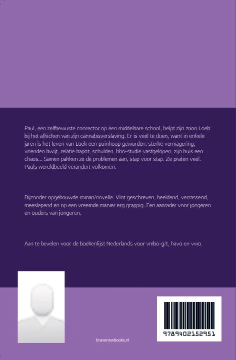 Achterkant van Markies van cannabis