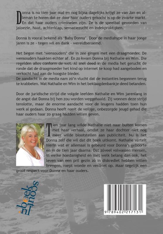 Achterkant van Voor altijd ‘Baby Donna’
