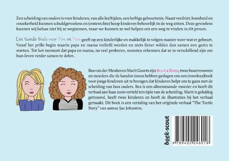 Achterkant van Een tweede thuis voor Tim & Tess