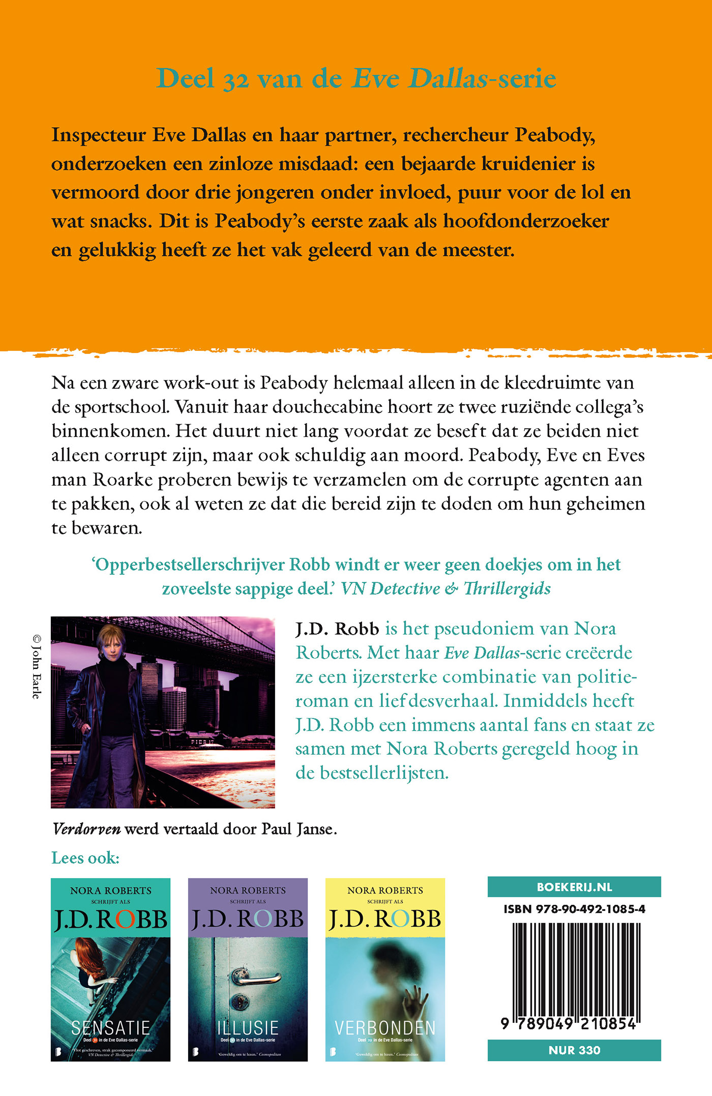 Achterkant van Verdorven