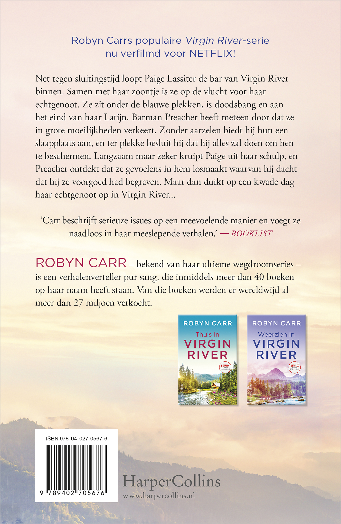Achterkant van Welkom in Virgin River