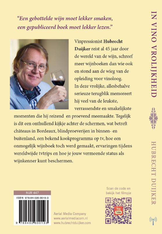 Achterkant van In vino vrolijkheid
