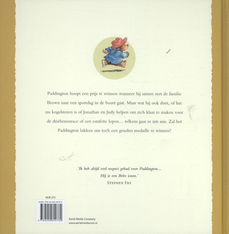 Achterkant van Paddington gaat voor goud