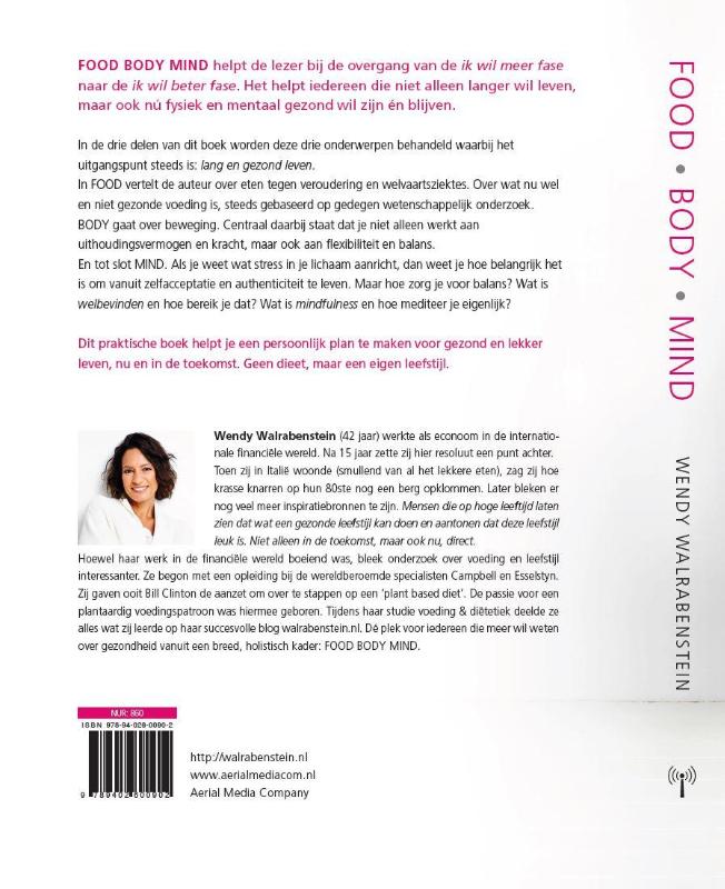 Achterkant van Food body mind
