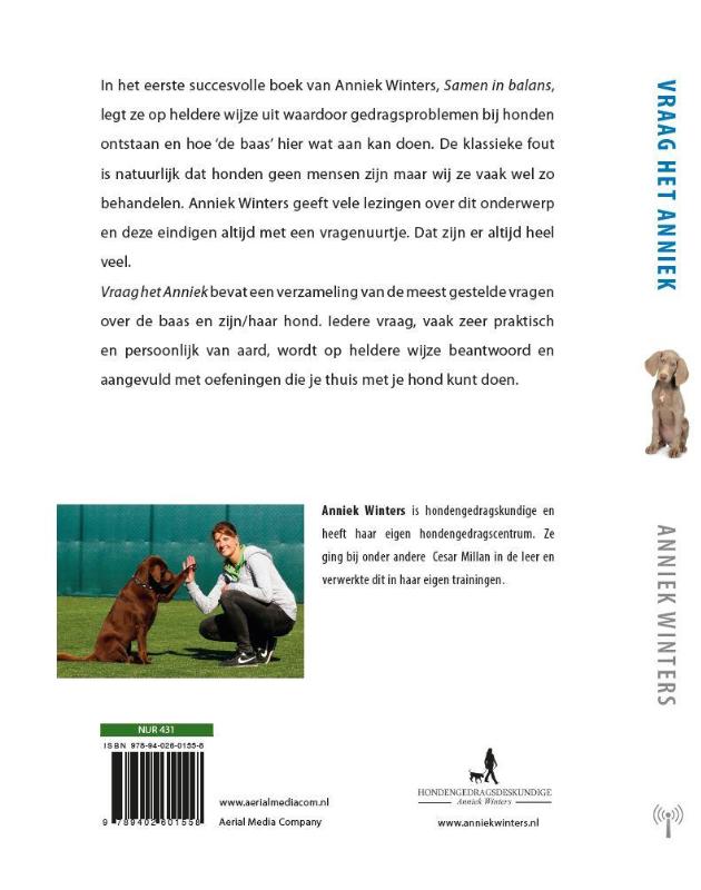 Achterkant van Vraag het Anniek