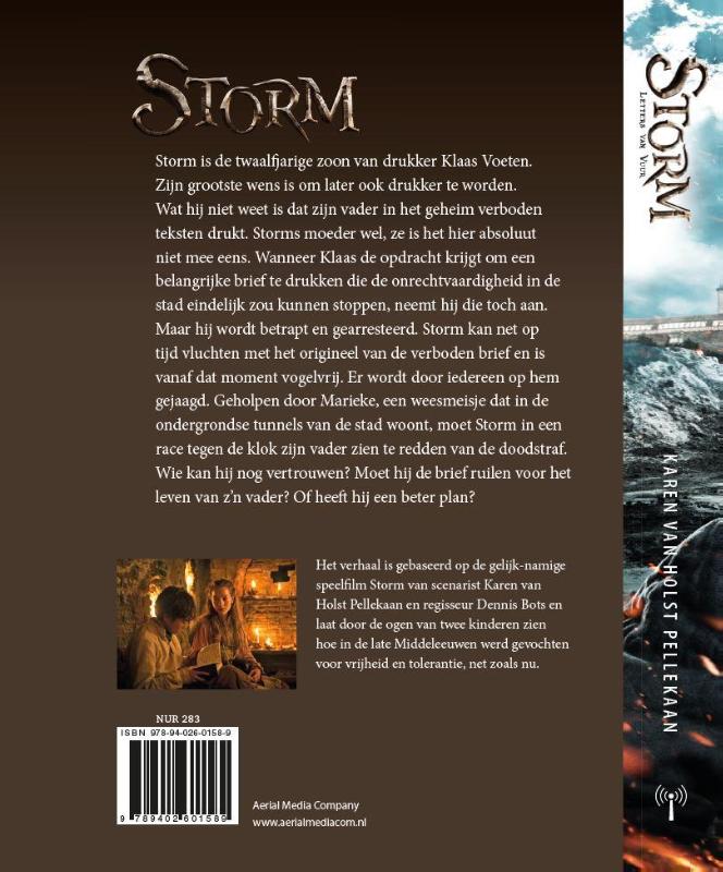 Achterkant van Storm