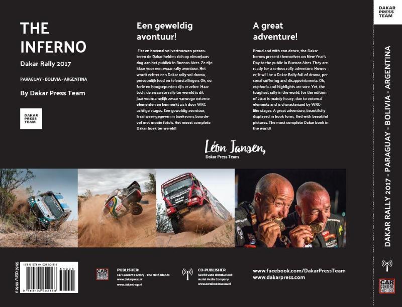 Achterkant van Dakar Rally 2017