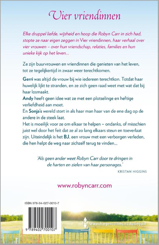 Achterkant van Vier vriendinnen